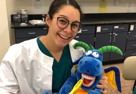 Dental Assisting student. Dental Assisting student.